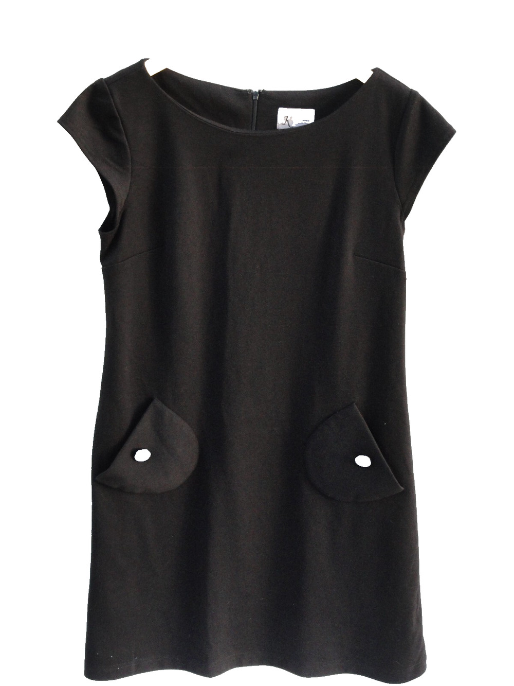 2 for $15 LBD Black Dress Pockets Cap Sleeves Career Party Work Women's Size 12